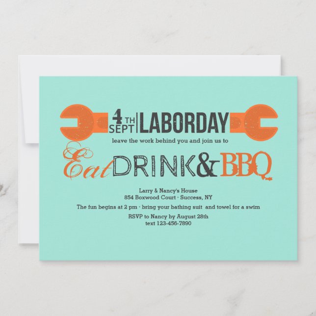 Einladung zum Arbeitstag (Vorderseite)