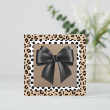 Einladung zum Baby-Duschbad - Tierwerbung - Bow