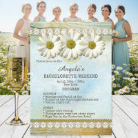 Einladung zum Bachelorette-Wochenende-Programm