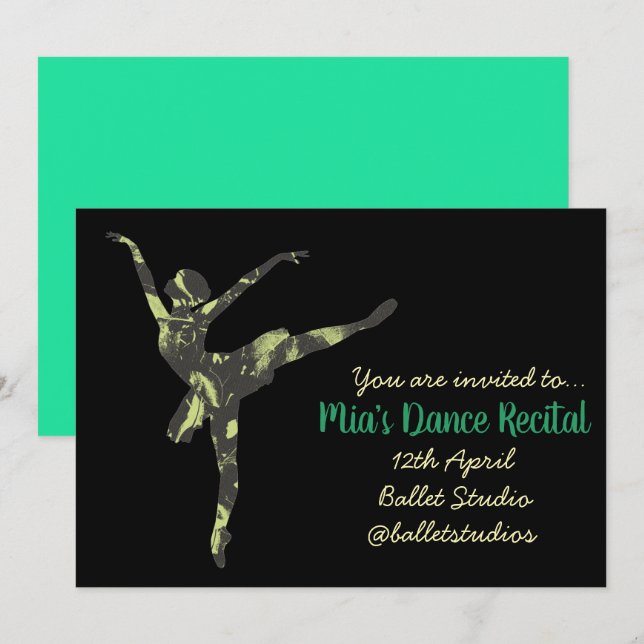 Einladung zum Ballett (Vorne/Hinten)