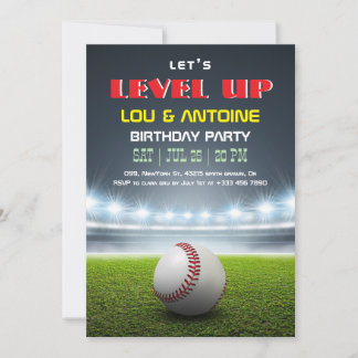 Einladung zum Baseball-Geburtstag