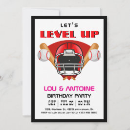 Einladung zum Baseball-Geburtstag