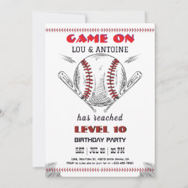 Einladung zum Baseball-Geburtstag