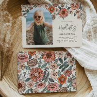 Einladung zum Blumengeburt | Beach Birthday