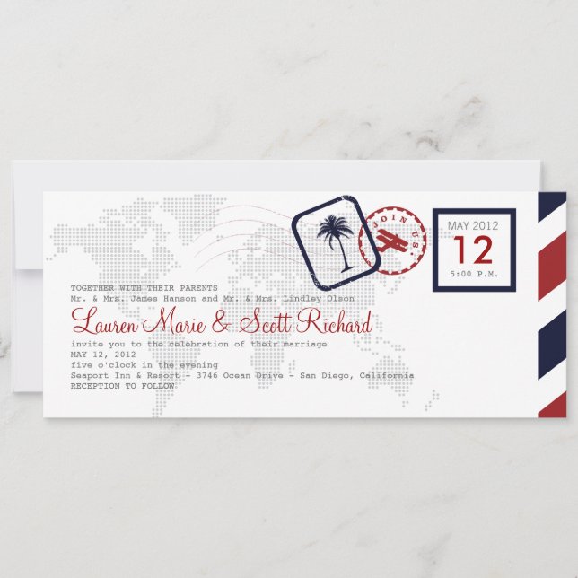 Einladung zum Boarding (Vorderseite)