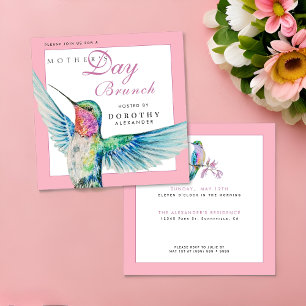 Einladung zum Brunch der klassischen Hummingvogel