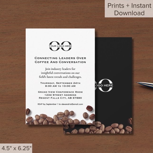 Einladung zum Business Breakfast mit Logo (Von Creator hochgeladen)