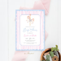 Einladung zum Carousel Baby Shower