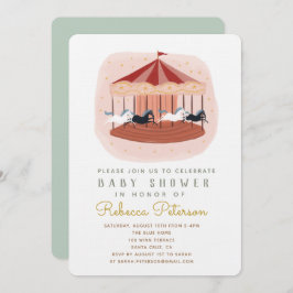 Einladung zum Carousel Baby Shower