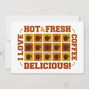 Einladung zum Coffee Squares, personalisierbar