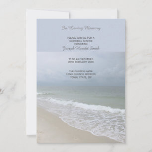 Einladung zum Custom Memorial Service - Beach Them
