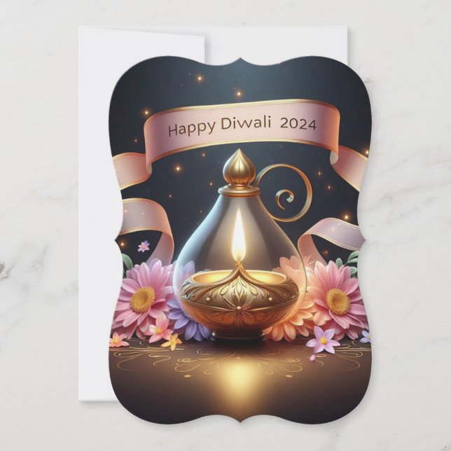 Einladung zum Diwali Festival (Vorderseite)