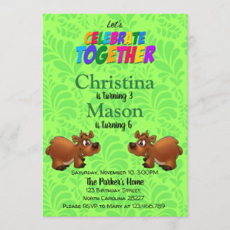 Einladung zum doppelten Geburtstag