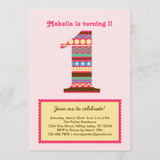 Einladung zum ersten Geburtstag