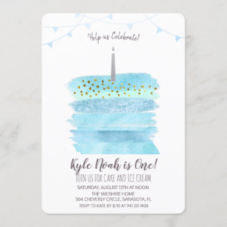 Einladung zum ersten Geburtstag