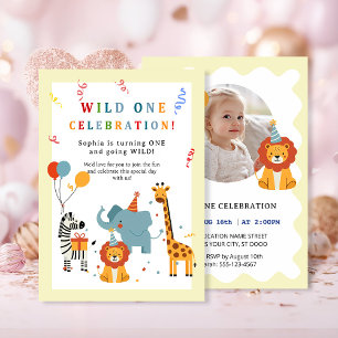 Einladung zum ersten Geburtstag - Wild One
