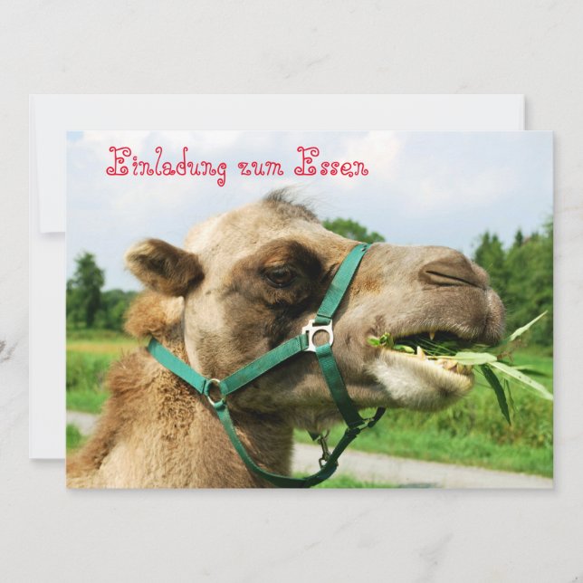 Einladung zum Essen (Vorderseite)