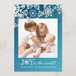 Einladung zum Foto Snowflake Border
