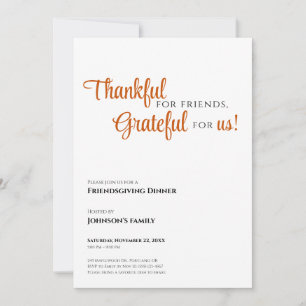 Einladung zum Friendsgiving