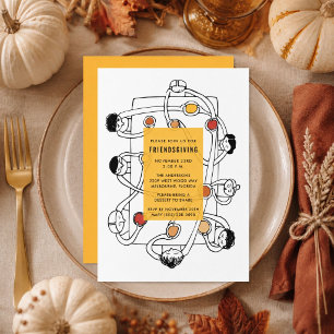 Einladung zum Friendsgiving-Erntedankfest