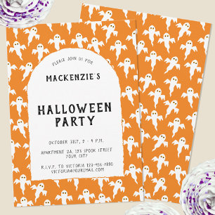 Einladung zum Fun Ghost Halloween-Party