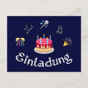 Einladung zum Geburtstag