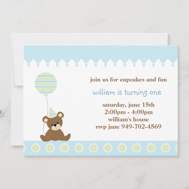 Einladung zum Geburtstag (Vorderseite)