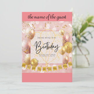 Einladung zum Geburtstag