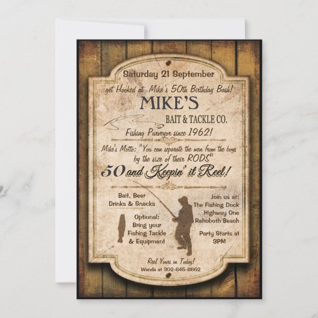 Einladung zum Geburtstag (Vorderseite)