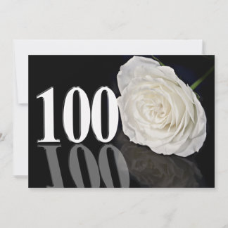 Einladung zum Geburtstag 100 Jahre alt