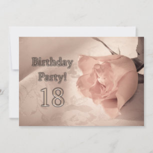 Einladung zum Geburtstag 18 Jahre alt