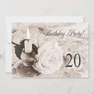 Einladung zum Geburtstag 20 Jahre alt