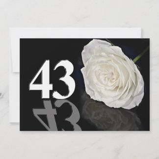 Einladung zum Geburtstag 43 Jahre alt