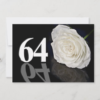Einladung zum Geburtstag 64 Jahre alt