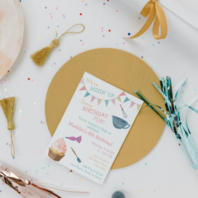 Einladung zum Geburtstag backen (Von Creator hochgeladen)