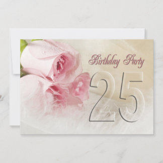 Einladung zum Geburtstag für 25 Jahre