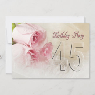 Einladung zum Geburtstag für 45 Jahre