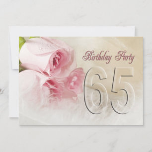 Einladung zum Geburtstag für 65 Jahre