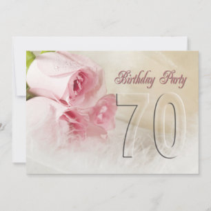Einladung zum Geburtstag für 70 Jahre