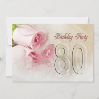 Einladung zum Geburtstag für 80 Jahre