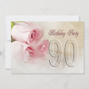 Einladung zum Geburtstag für 90 Jahre