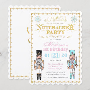 EINLADUNG ZUM GEBURTSTAG IM WINTER - Nussknacker f