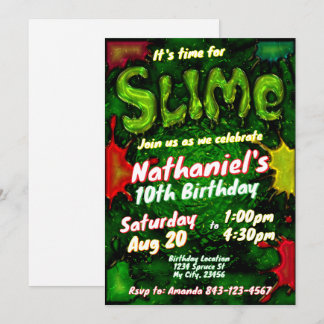 Einladung zum Geburtstag Kinder schlankes Party