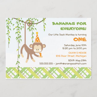 Einladung zum Geburtstag von Affen