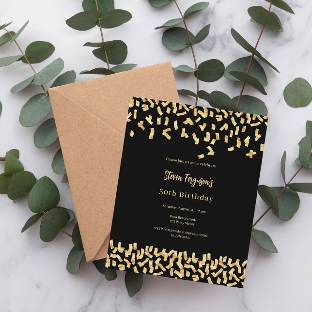 Einladung zum Geburtstag von Black Gold (Von Creator hochgeladen)