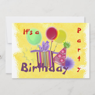 Einladung zum Geburtstag von Dimensional