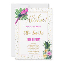 Einladung zum Geburtstag von Hawaii