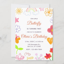 Einladung zum Geburtstag von Lila Gelb