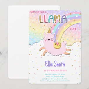 Einladung zum Geburtstag von Llama