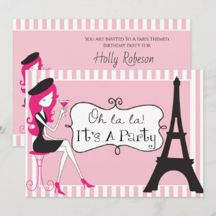 Einladung zum Geburtstag von Paris